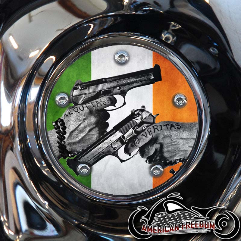 Custom Timing Cover - Aequitas Veritas Irish Flag - Click Image to Close